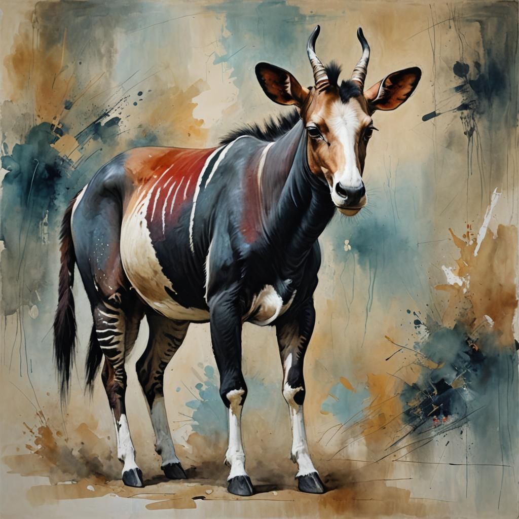 Okapi 3.14 - AI Generated Artwork - NightCafe Creator