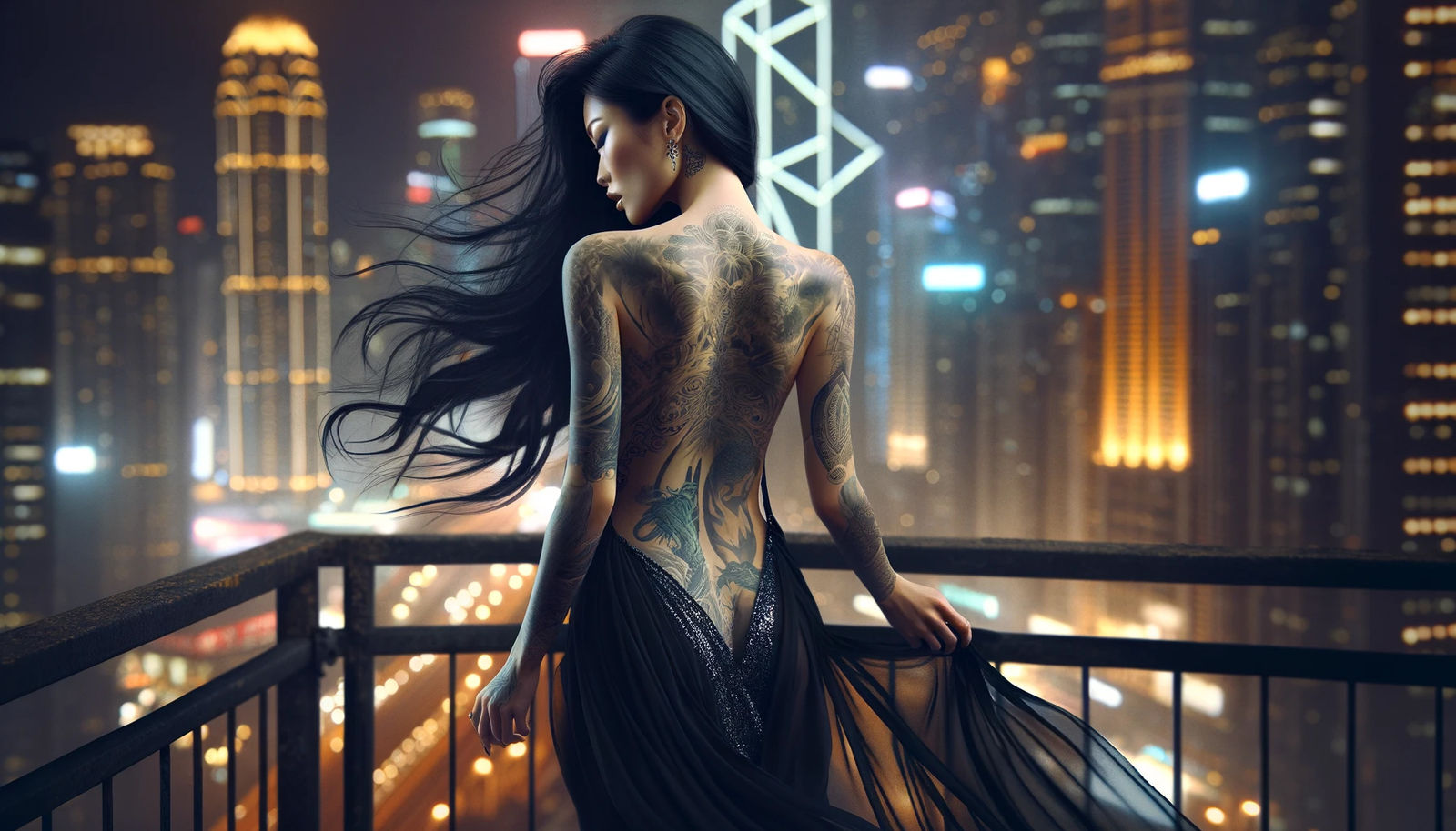 Metropolitan Mystique: The Urban Siren's Silhouette