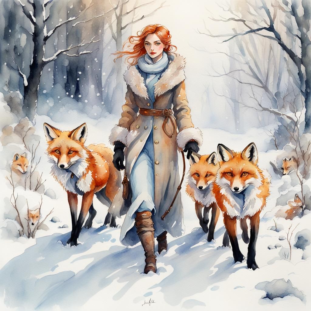Milady 's walking