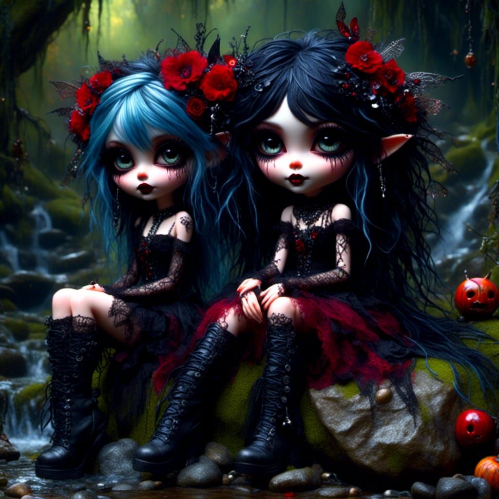 goth pixie friends