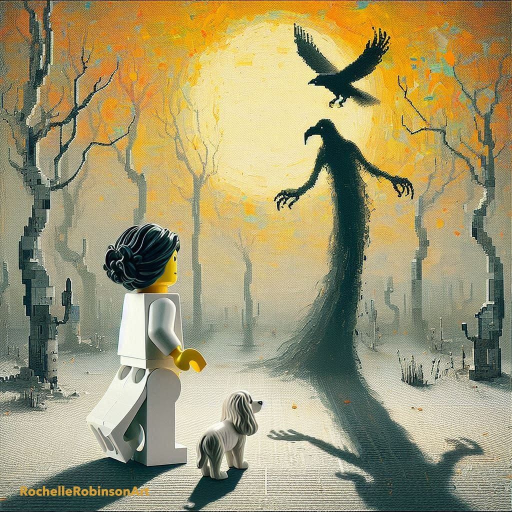 Shadow of Death - Lego Art