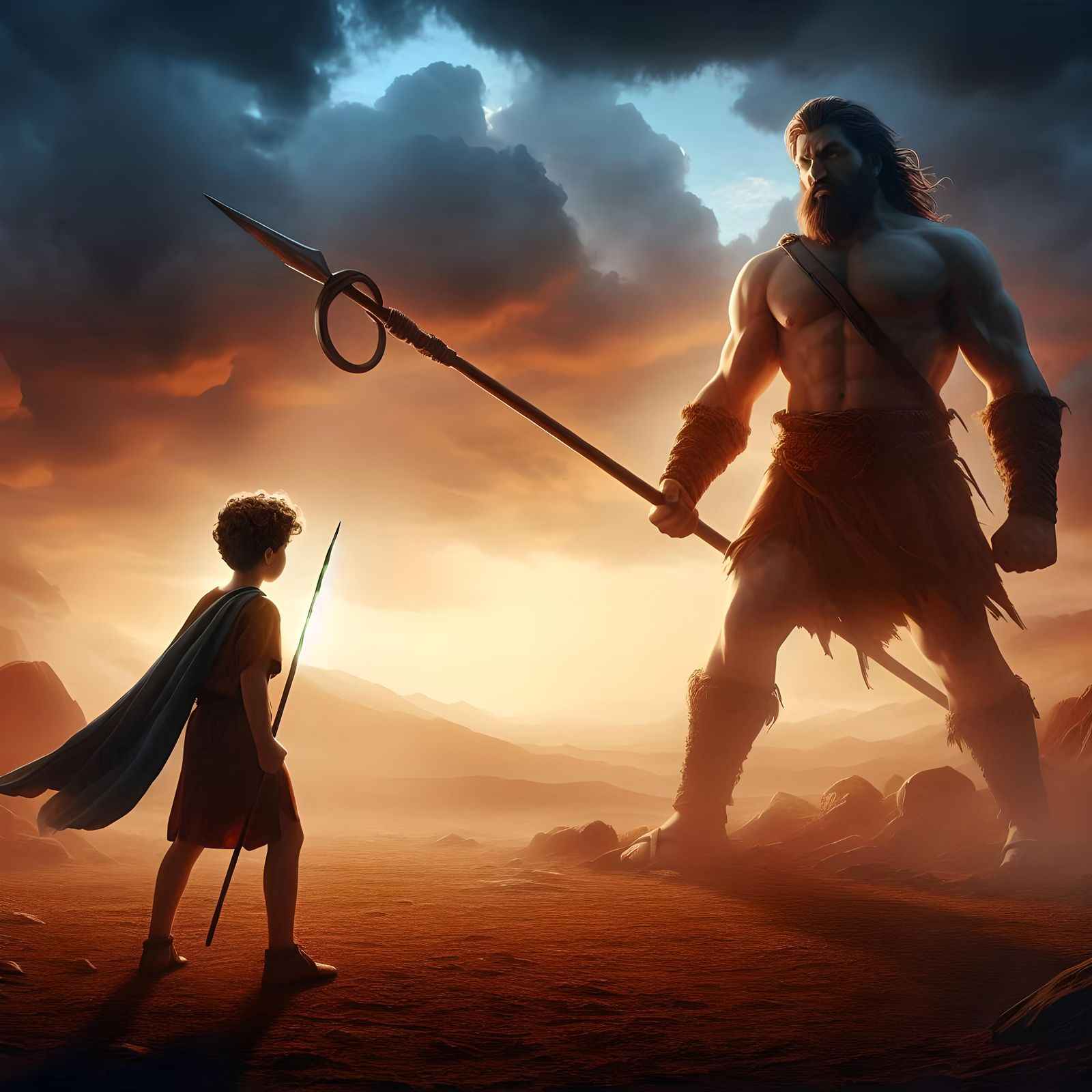 David and Goliath