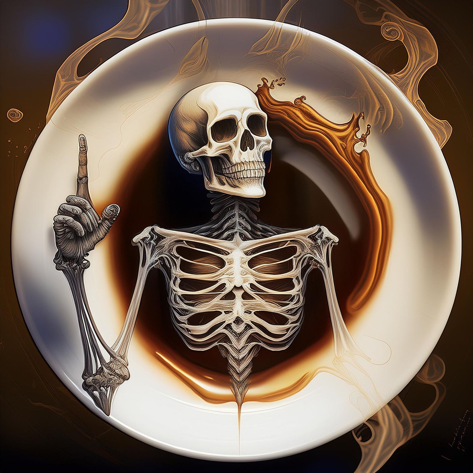 skeleton coffee oracle