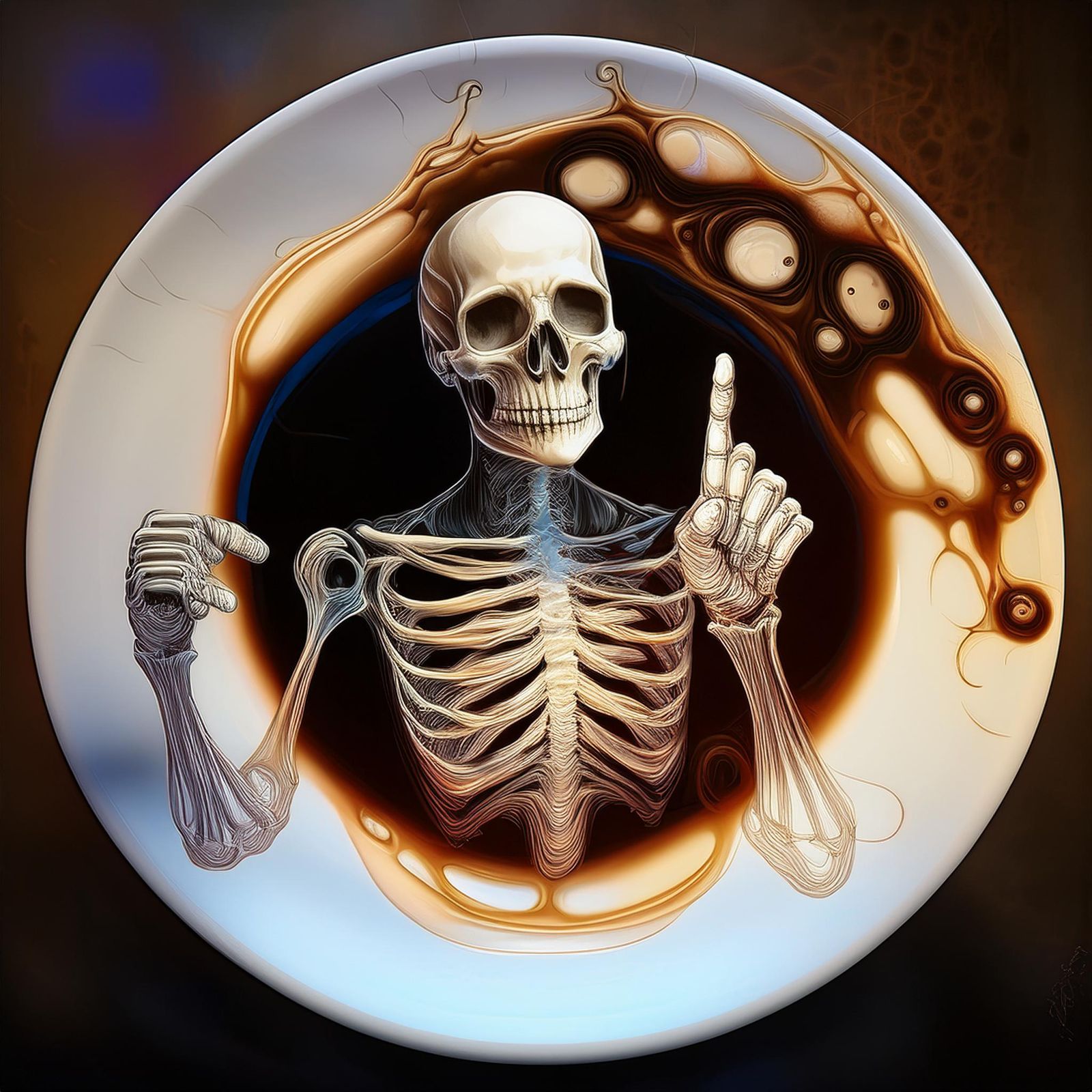 skeleton coffee oracle