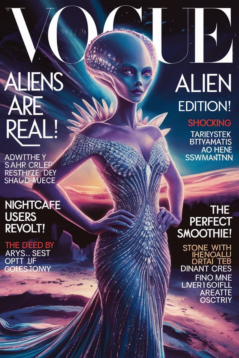 VOGUE, Alien edition!  by @Shywolf