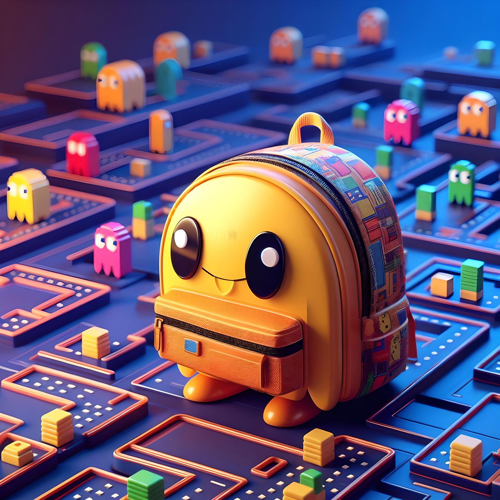 BackPac Man (Gallery Of 2)