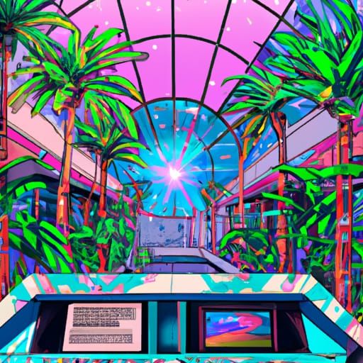 Mall of the Vibing Americas - AI Generated Artwork - NightCafe Creator