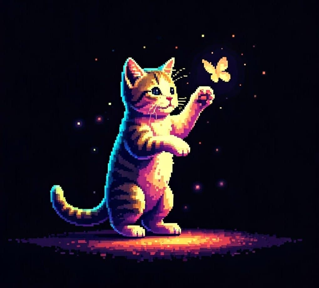 Chasing the butterfly  by @Eris