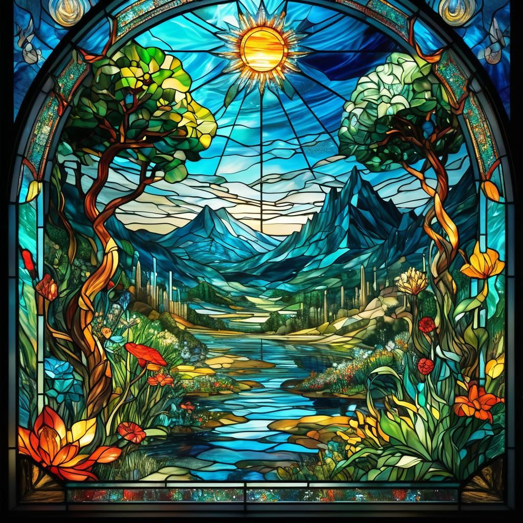 Stained glass window