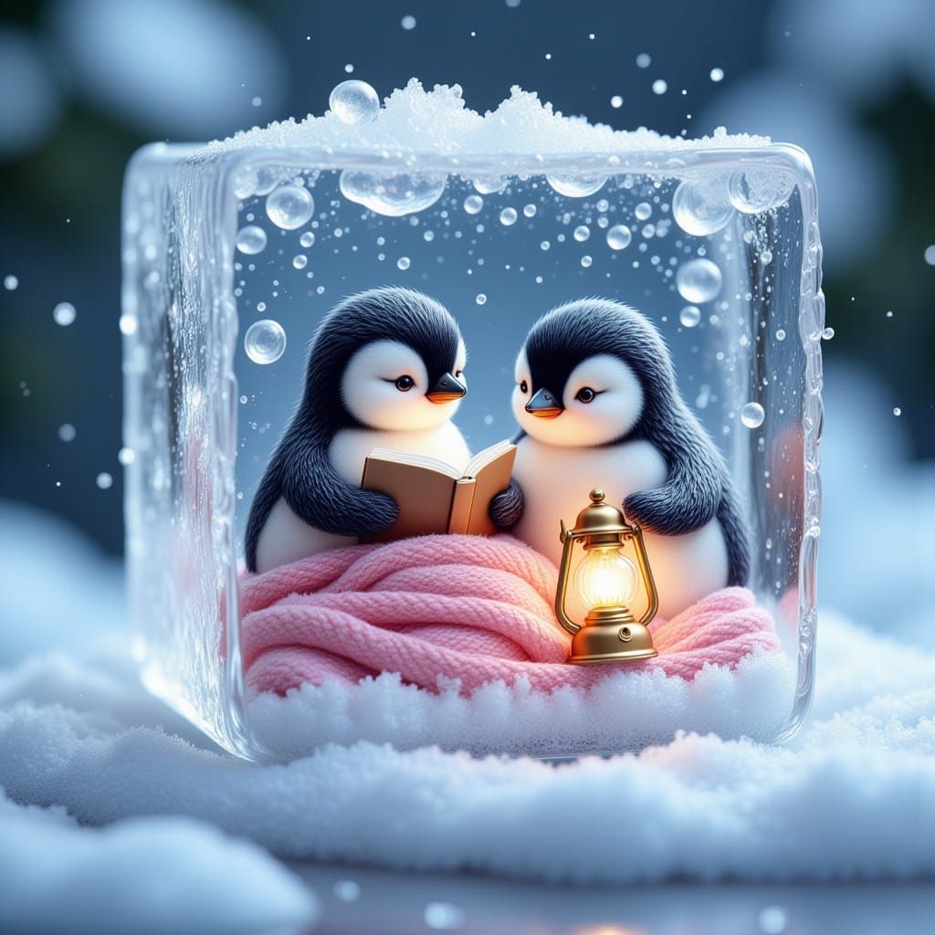 Penguins Keep Cool 🆒   by @Melanie Rhoades 