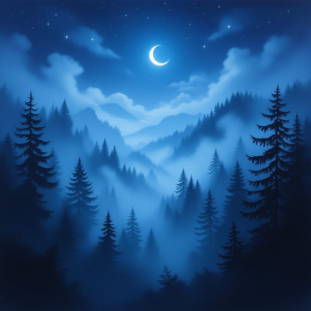 foggy landscape  by @m1nty