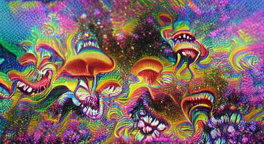 Acid psychedelic AI Generated Artwork NightCafe Creator