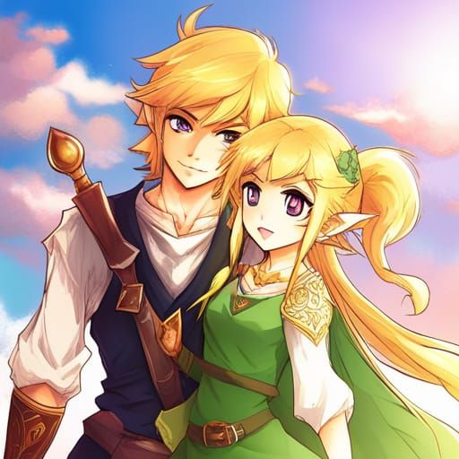Link and zelda