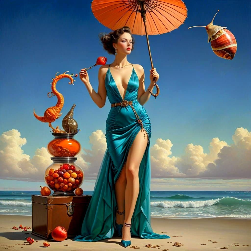 Surrealistic Tapestry of Whimsy and Wonder