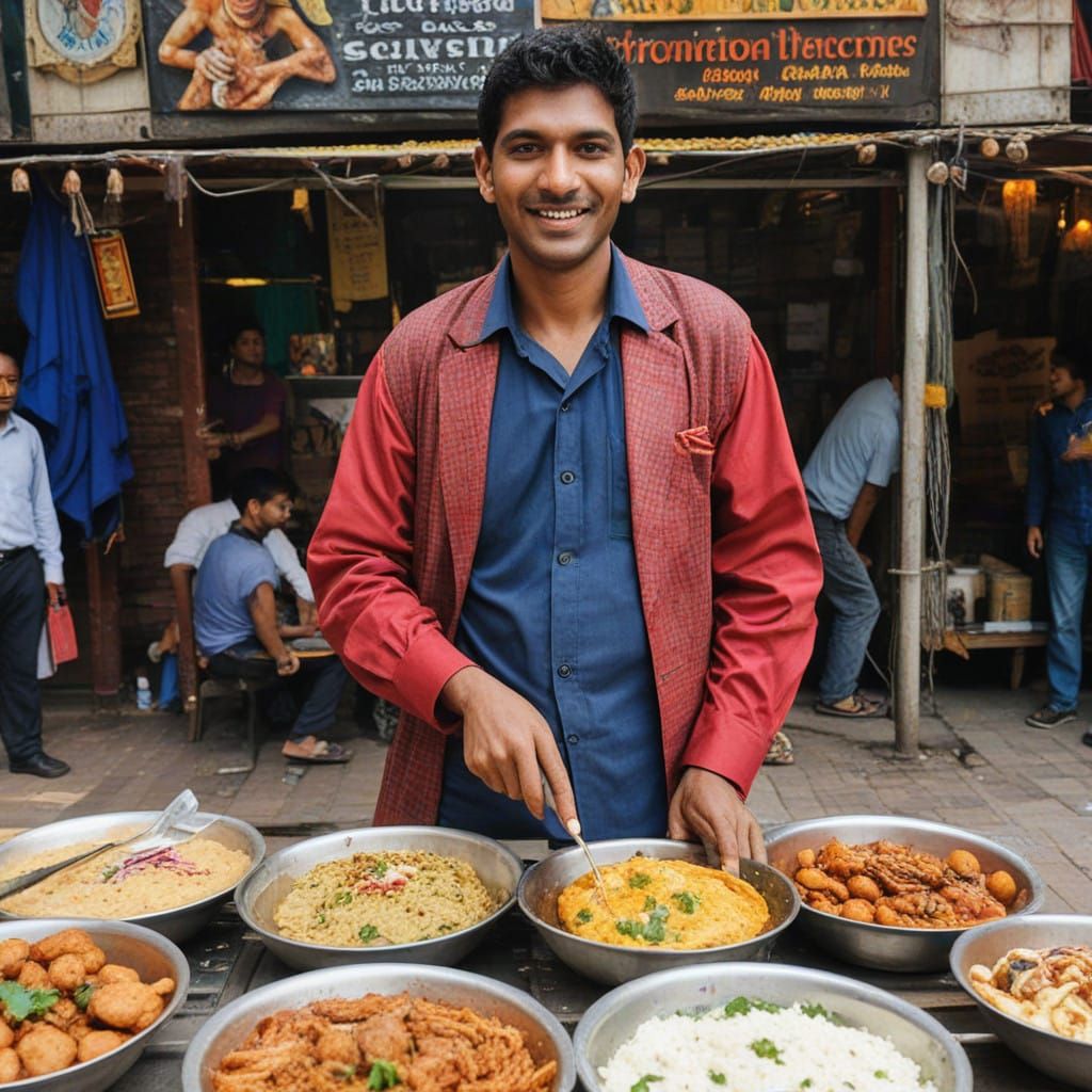 Indian Street Food   by @DiscoKittie
