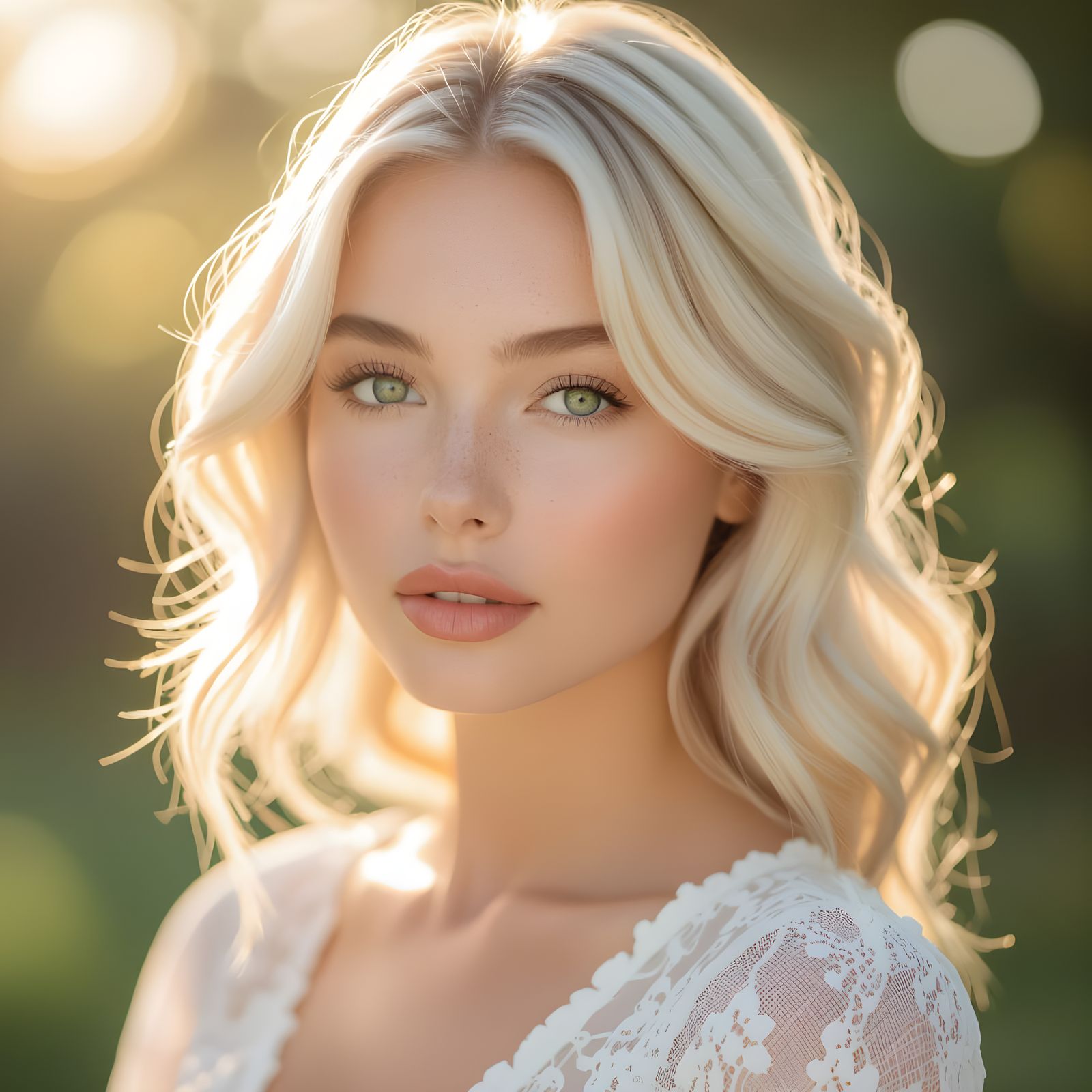 looking at the camera do a kiss then wink one eye followed with a flirting grin