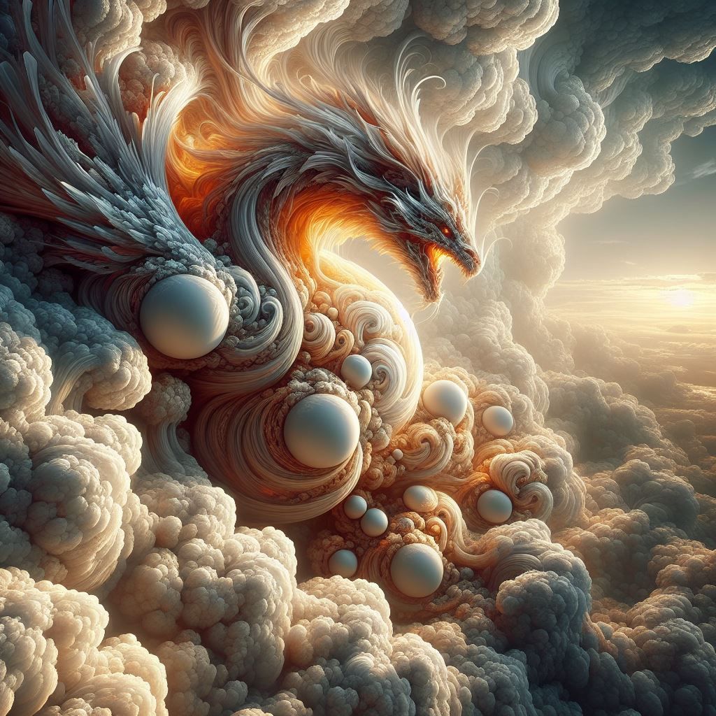 Cloudborne Genesis: Dragon Laying Celestial Eggs