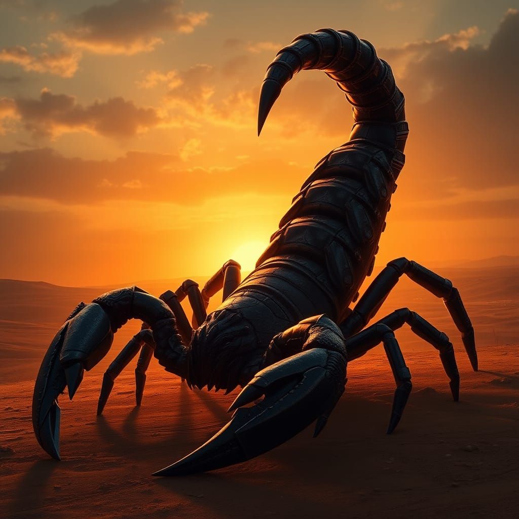 Scorpion dawn….
