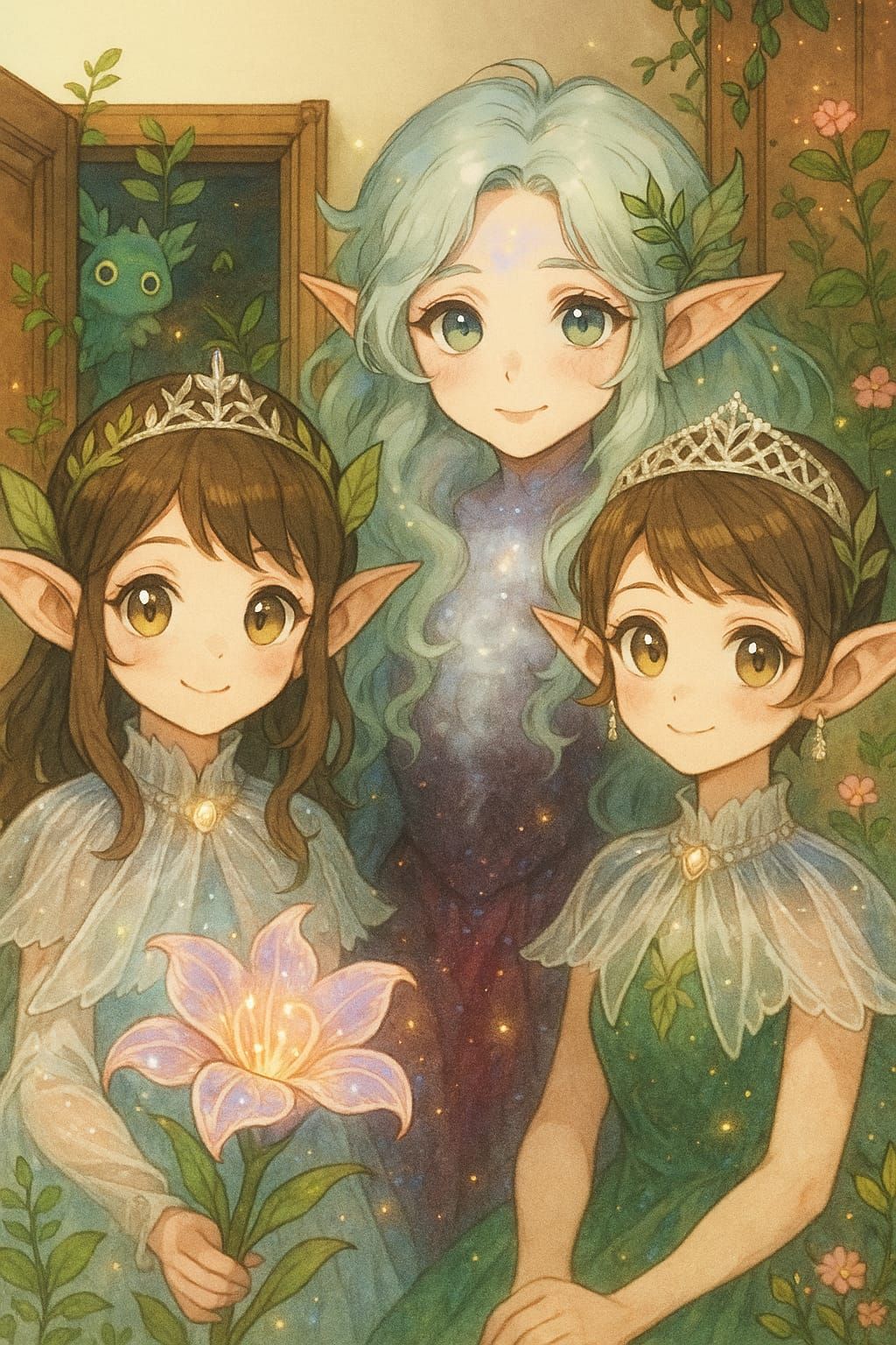 Magical Woodland Spirit Trio
