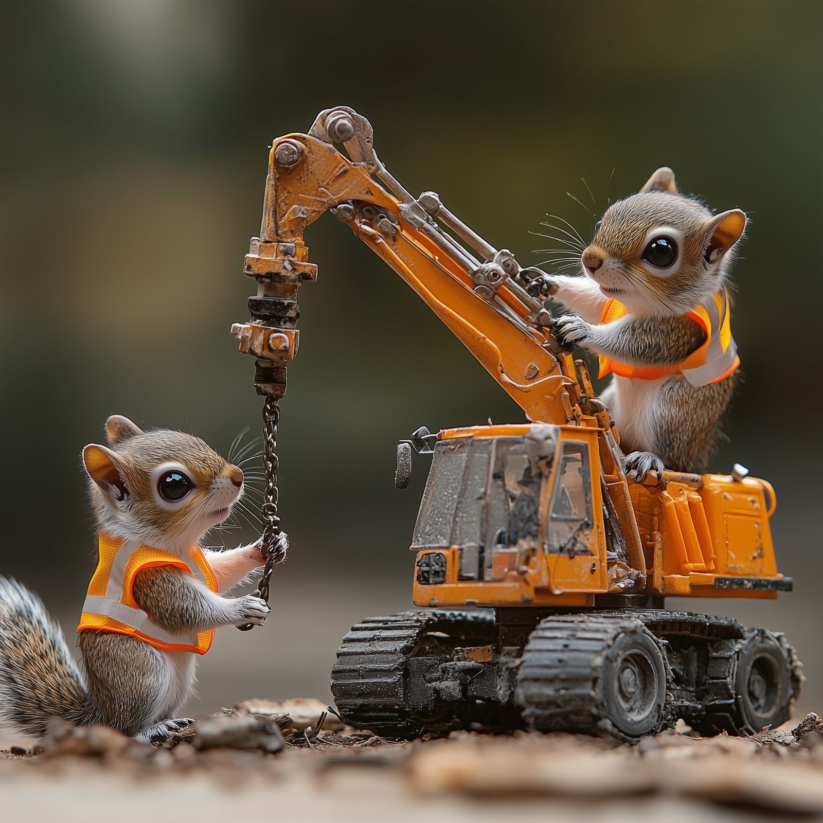 Squirrells don't need helmets