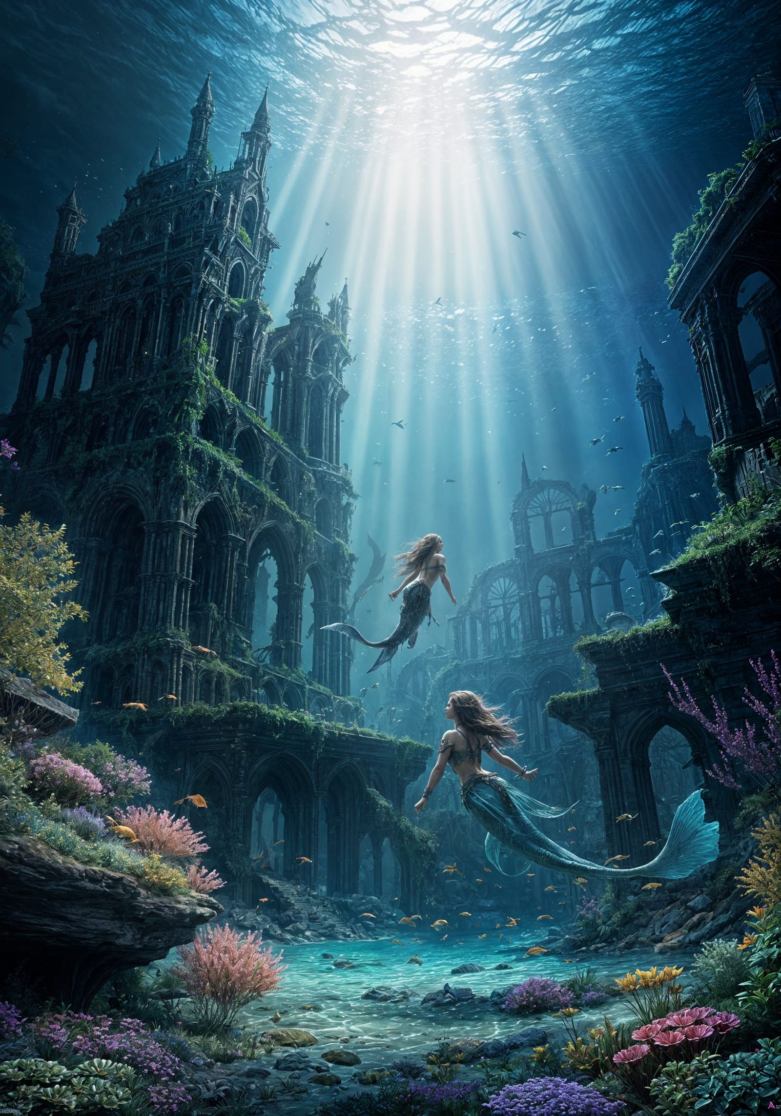 mermaids   by @Pibse2