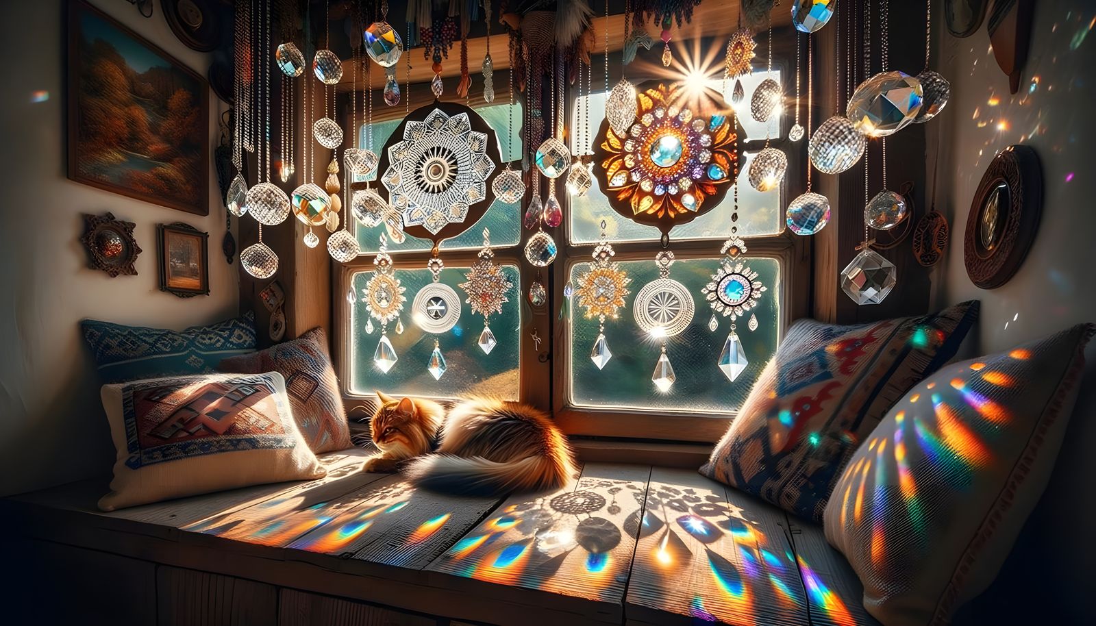 Morning Rainbows  by @Xcalicoco