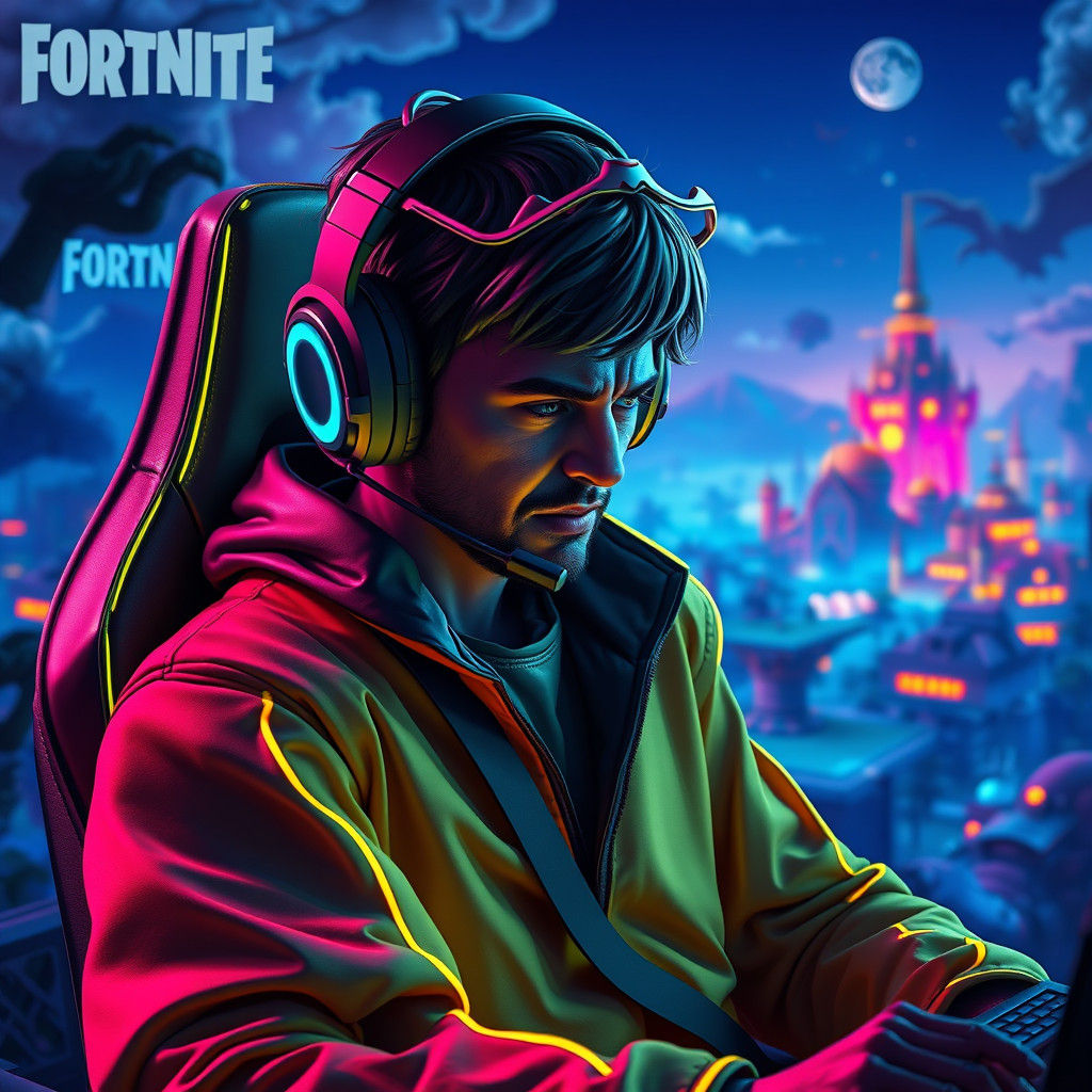 gamer raging in fortnite