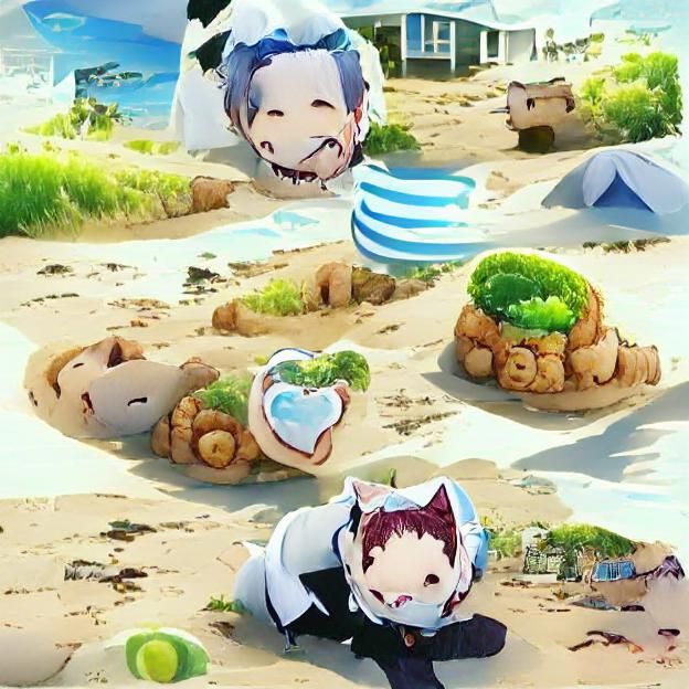 re zero felix island cute