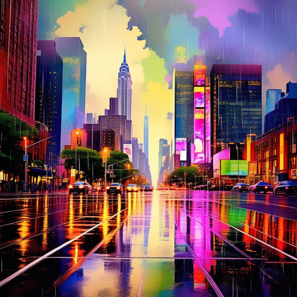 From the series “Under rainfall”