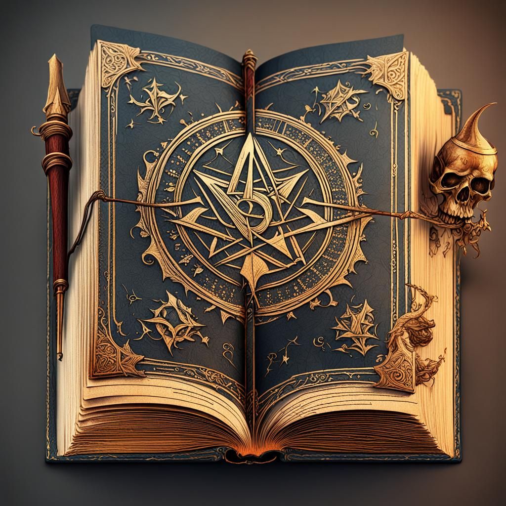 The Book of Magic°°° - AI Generated Artwork - NightCafe Creator