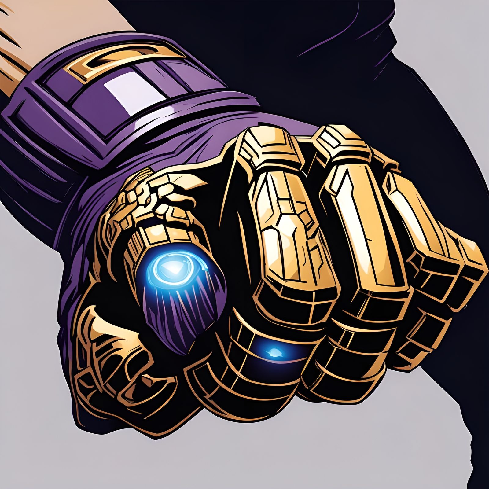 Thanos fist with infinity gauntlet - AI Generated Artwork - NightCafe ...