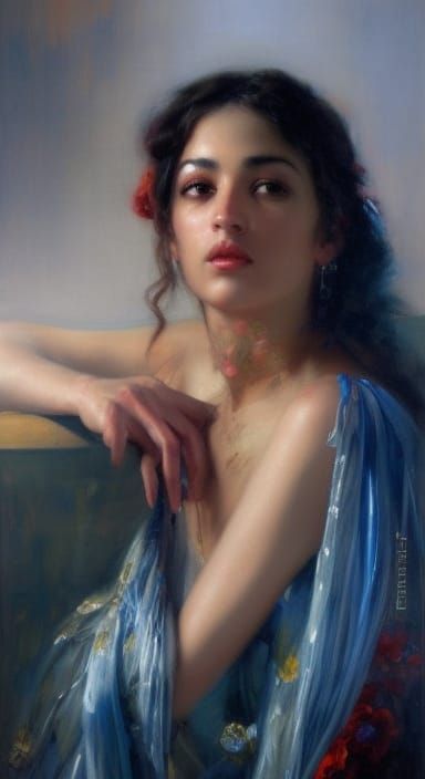 "Beautiful Latina" by Pino Daeni