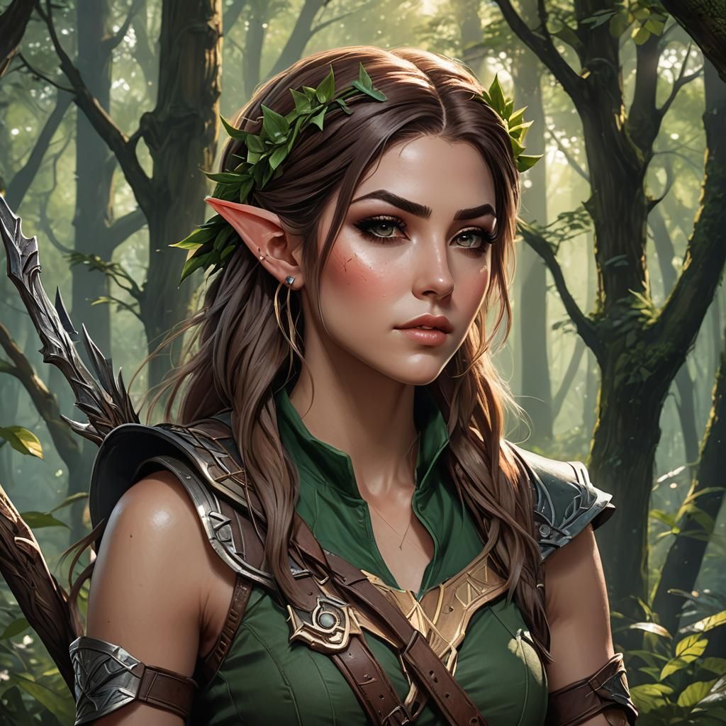 Elf ranger - AI Generated Artwork - NightCafe Creator