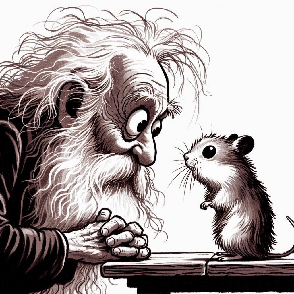 Seldom before had the old man been so fascinated by a new pe...