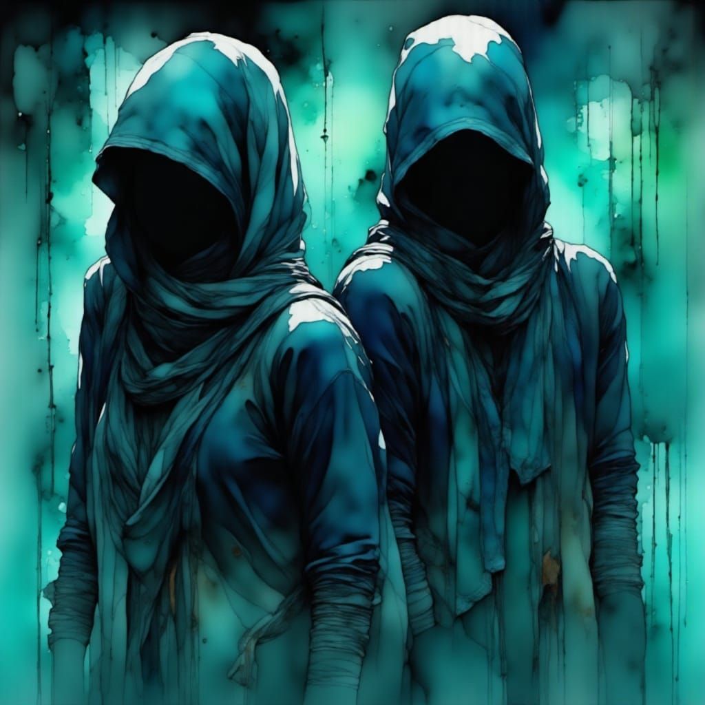 Two shadowy figures  by @Captain Greybeard
