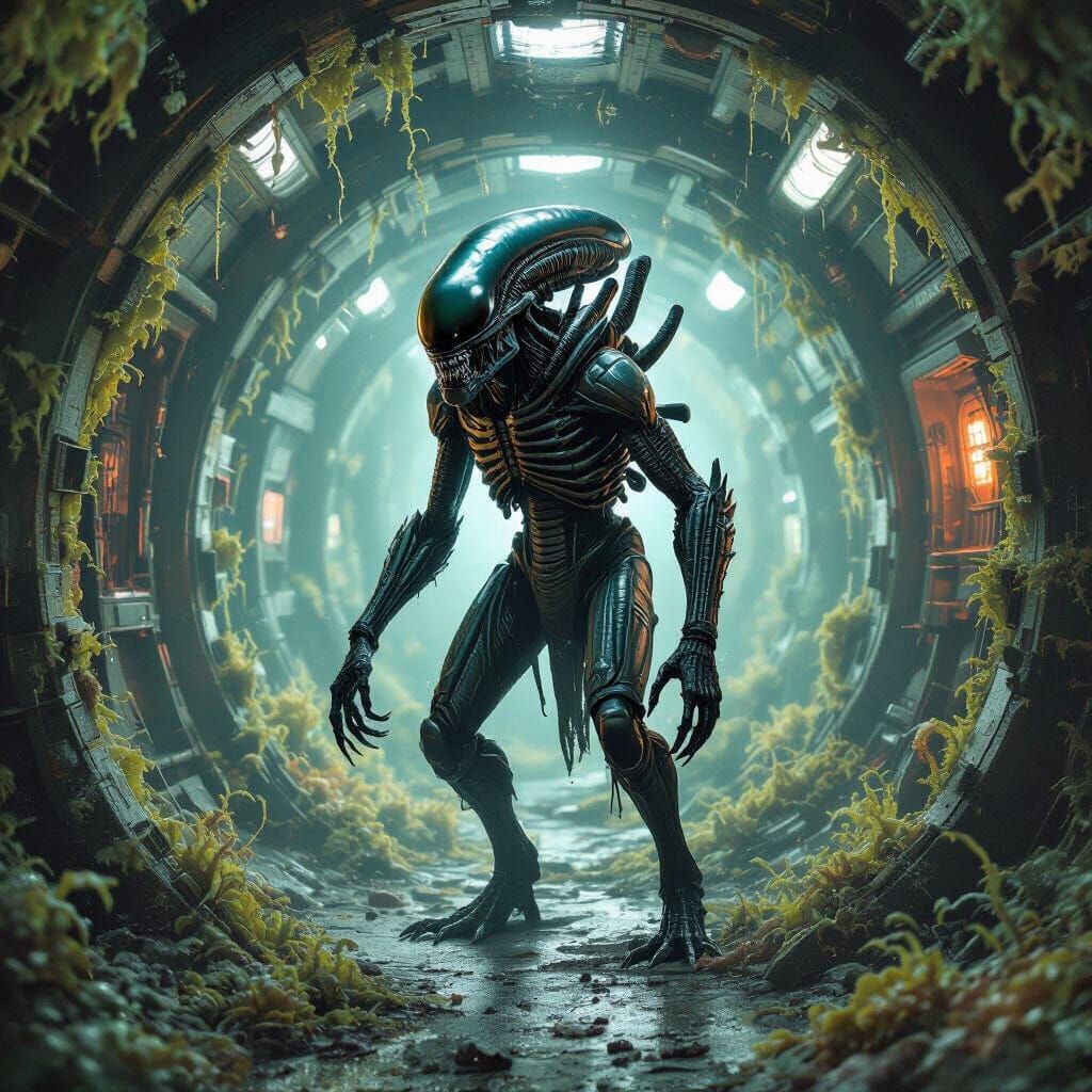 An alien xenomorph...