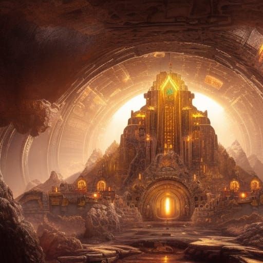 Dwarf city  by @Julia