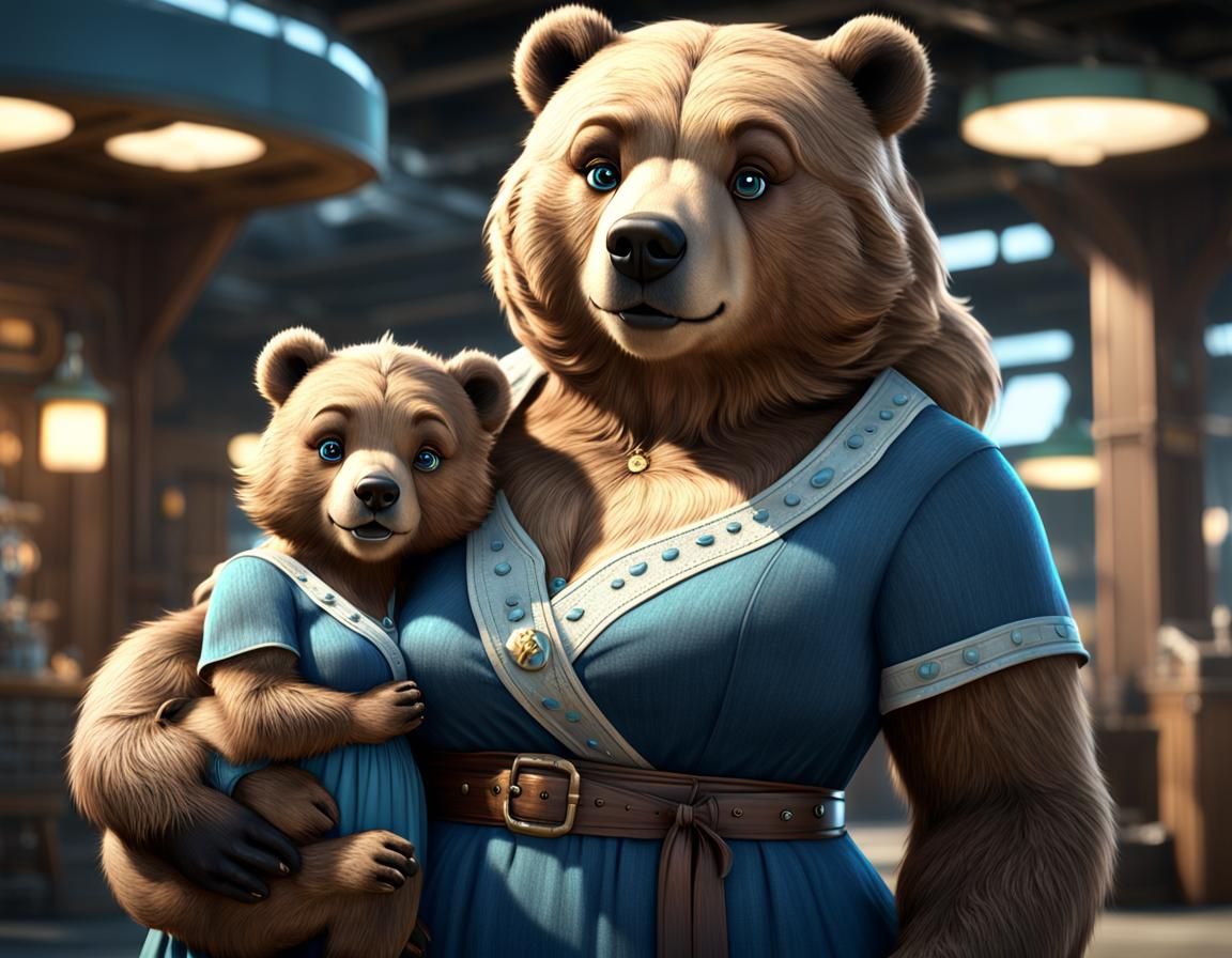 Mama Bear representing all the motherly figures out there
