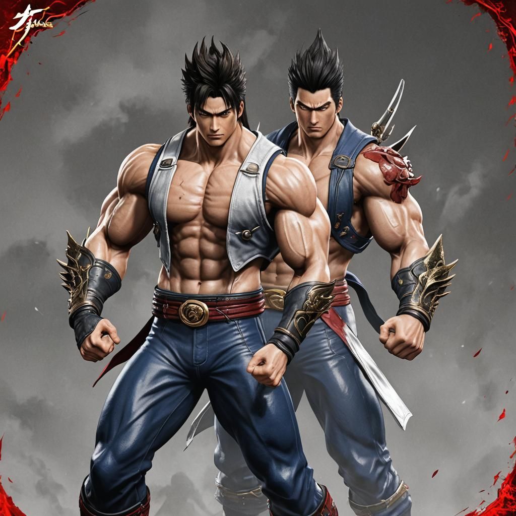 Certainly! Here's a detailed description of Jin Kazama:

In ...