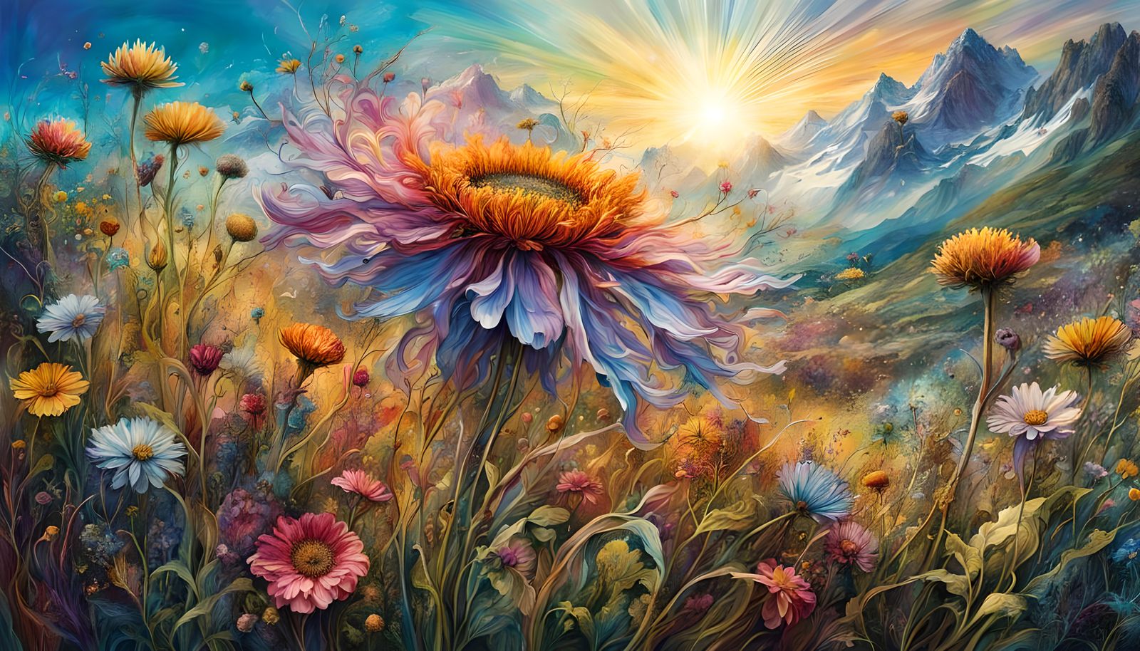 flower meadow  by @Charlotti