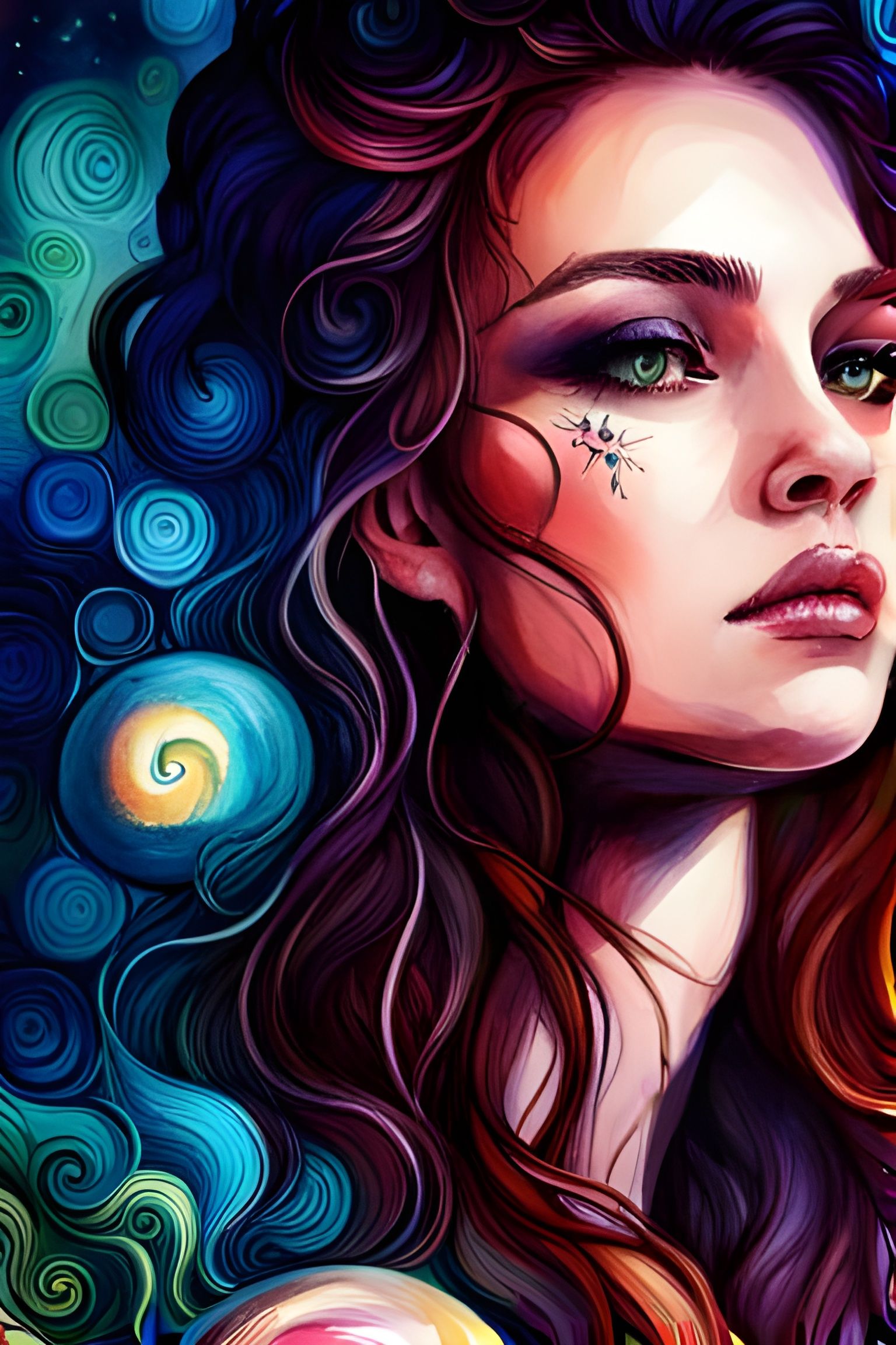 Starry starry portrait