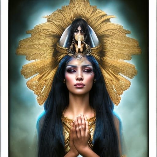 Egyptian Goddess Nephthys - Ai Generated Artwork - Nightcafe Creator