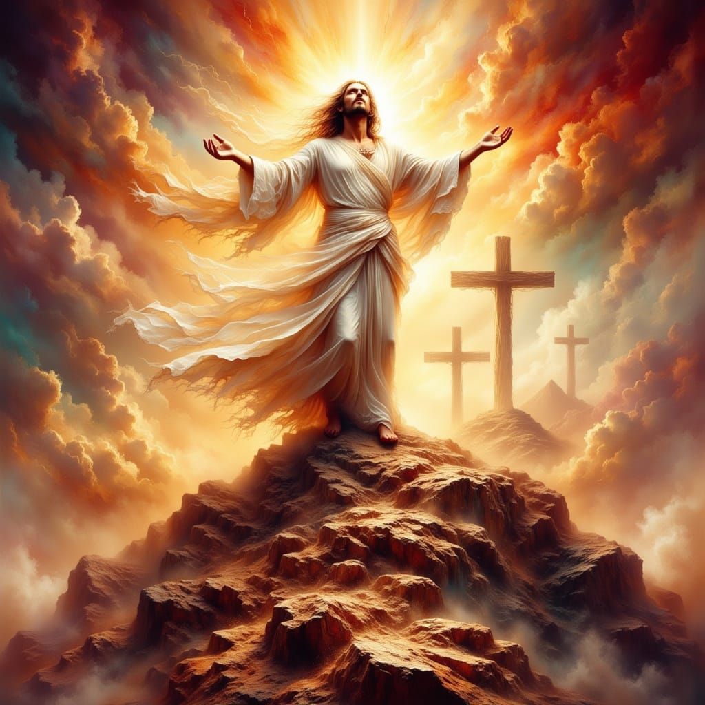 He is Risen  by @Lainhanshee