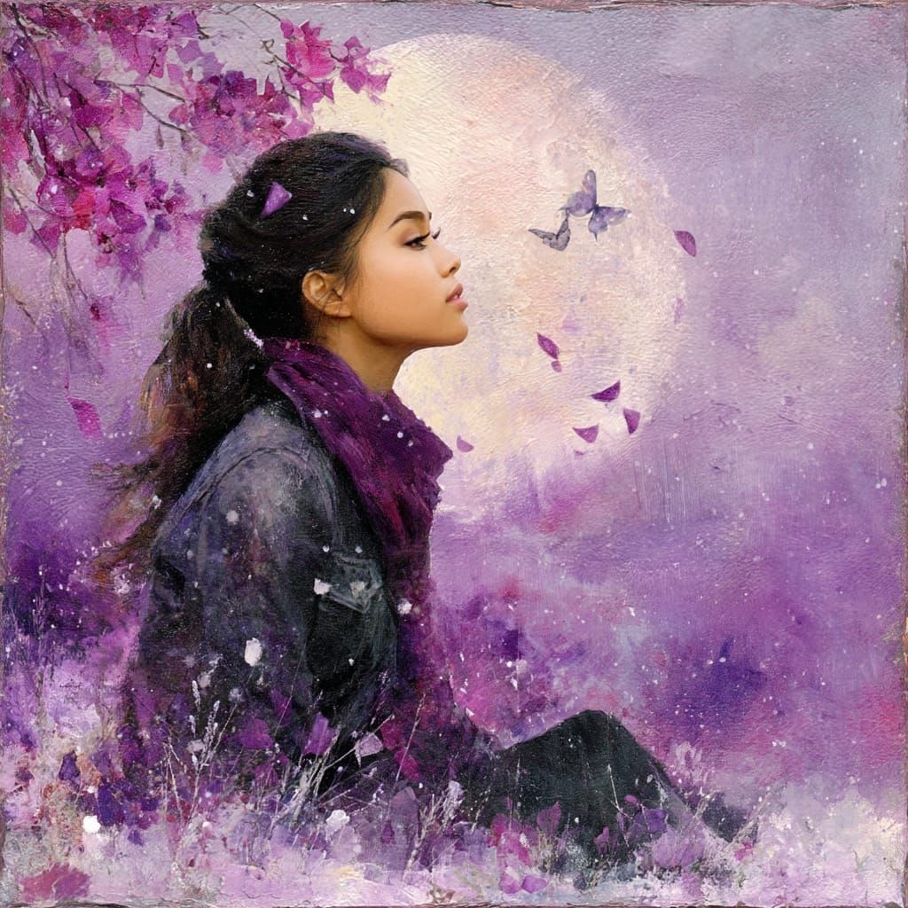 purple and black  by @Angelika