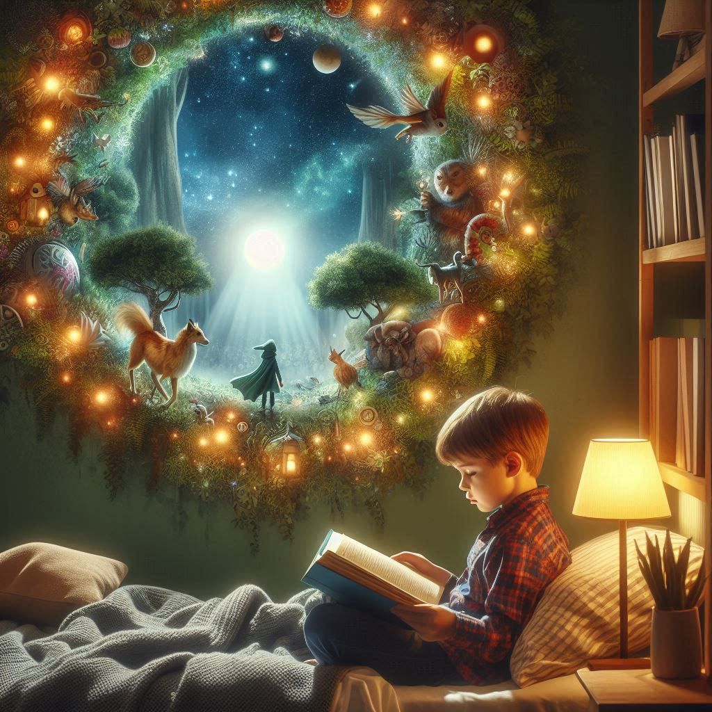 Reading, opening new worlds of imagination