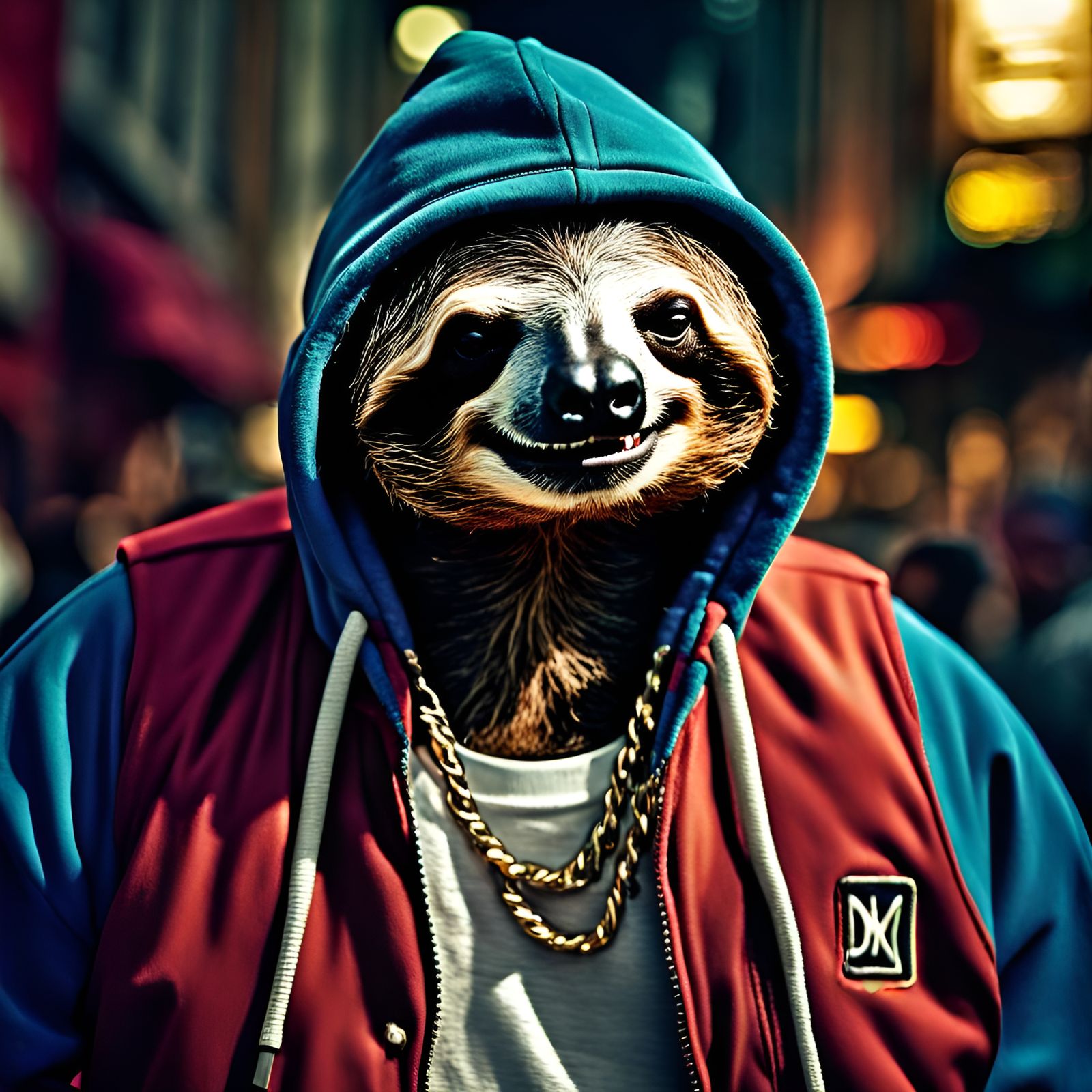 The DJ Rapper Known "MC Stone Face Sloth" (Continued)