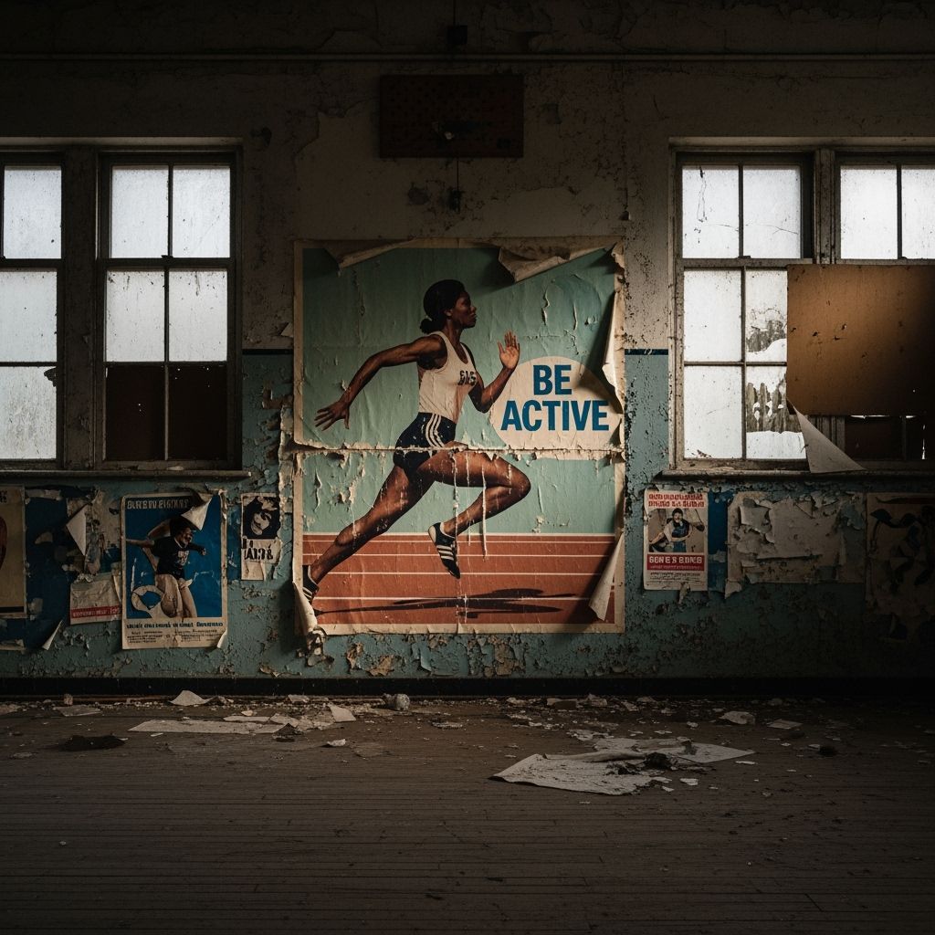 The abandoned gym  by @NovemberFox