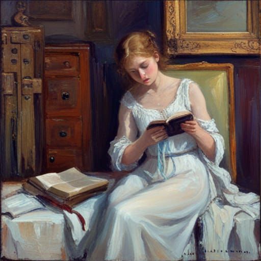 A clock, a mirror, and a book,
Given to you so take a look.
...
