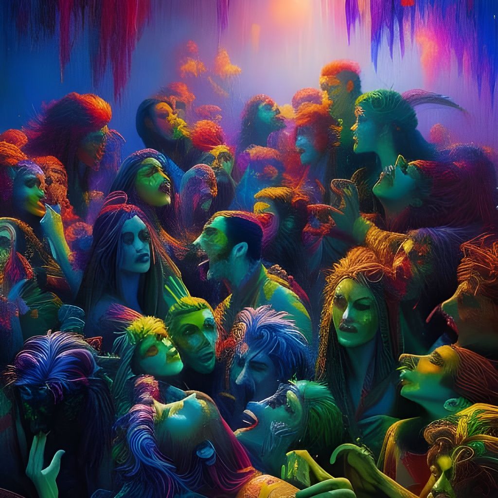 Dance Floor at the Vampire Club  by @yikbug