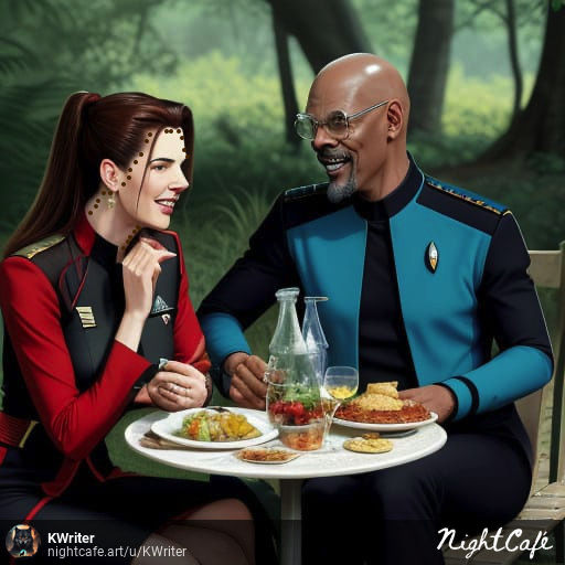 Jadzia Dax and Sisko